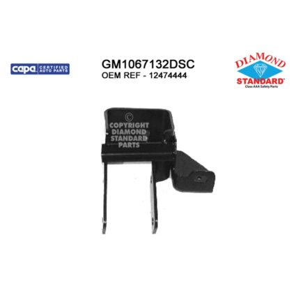 Bumper Bracket Front Right Impact Bar Bracket CAPA for Chevrolet Silverado 2500 Silverado 3500 Suburban 2500 GMC Sierra 2500 Sierra 3500 Yukon XL 2500