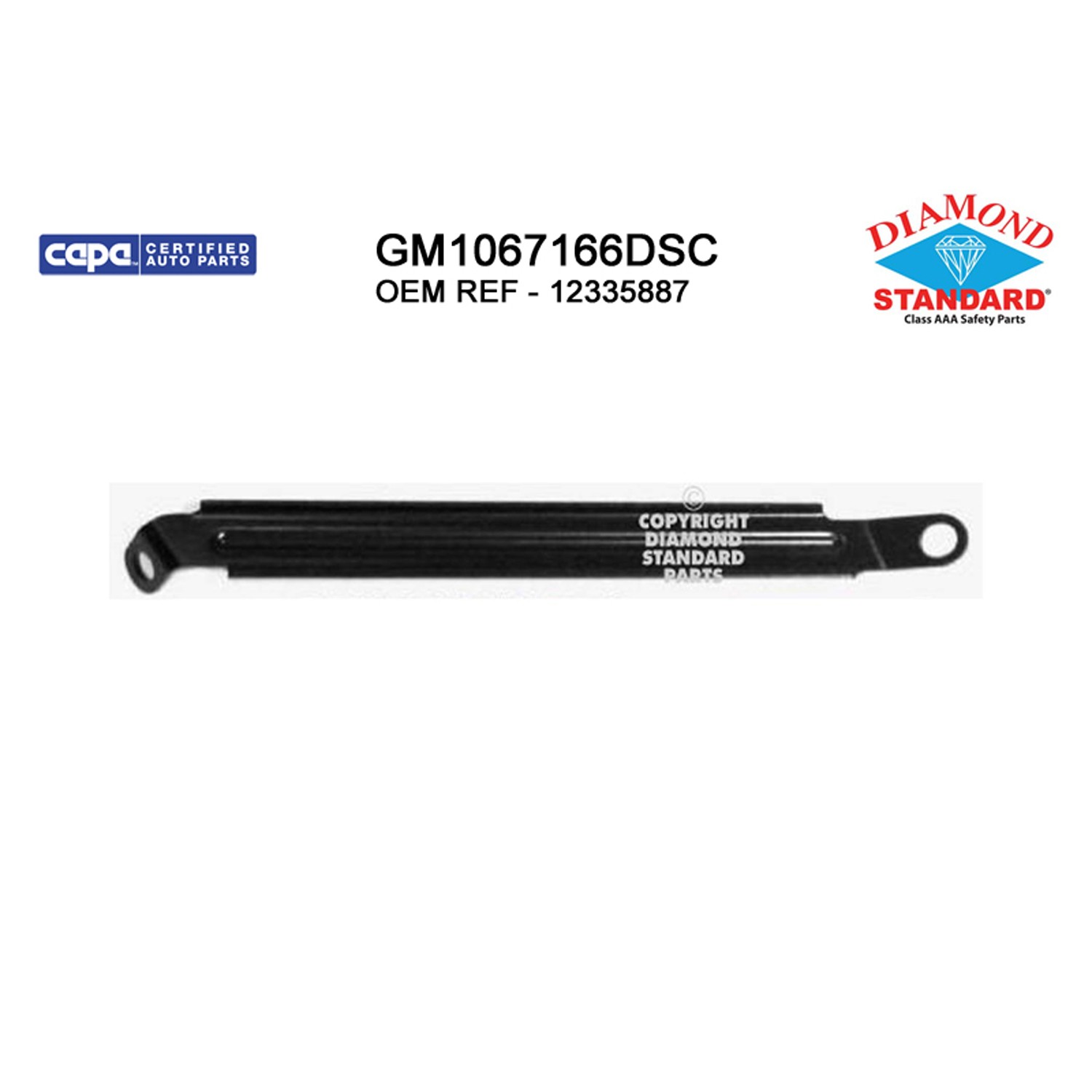 Bumper Bracket Front Right Inner Brace CAPA for GMC Sierra 1500 Sierra 1500 Classic