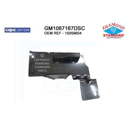 Bumper Bracket Front Right Inner Impact Bar Brace Steel CAPA for Chevrolet Avalanche 1500 Avalanche 2500 Silverado 1500 Silverado 1500 Classic Silverado 2500 Silverado 2500 HD Silverado 2500 HD Classic Silverado 3500 Silverado 3500 Classic