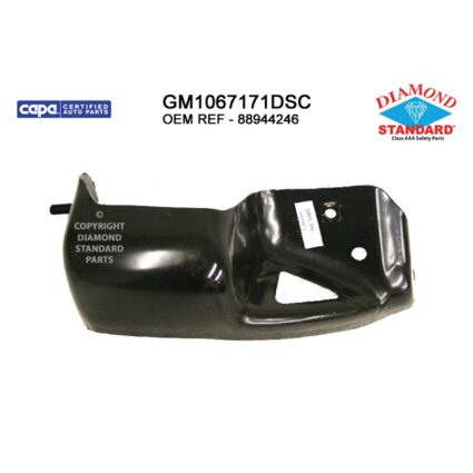 Bumper Bracket Front Right Outer Brace CAPA for Chevrolet Silverado 1500 Suburban 1500 Suburban 2500 Tahoe