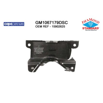 Bumper Bracket Front Right Outer Brace CAPA for Chevrolet Silverado 1500 2007–2013