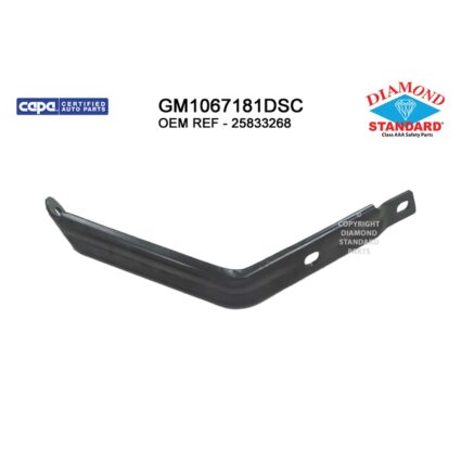 Bumper Bracket Front Right Reinforcement Bracket CAPA for GMC Sierra 1500 2007–2013
