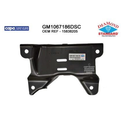Bumper Bracket Front Right Outer CAPA for Chevrolet Silverado 2500 HD Silverado 3500 HD