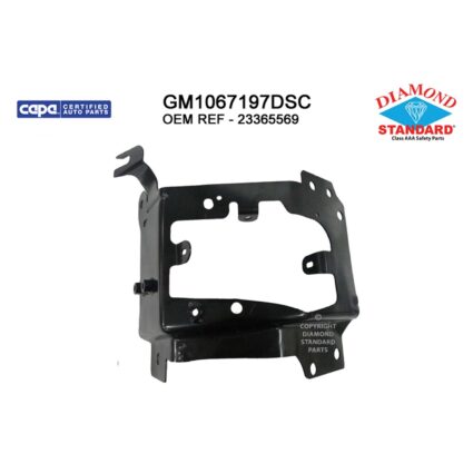 Bumper Bracket Front Right Outer CAPA for Chevrolet Silverado 1500 2014–2015