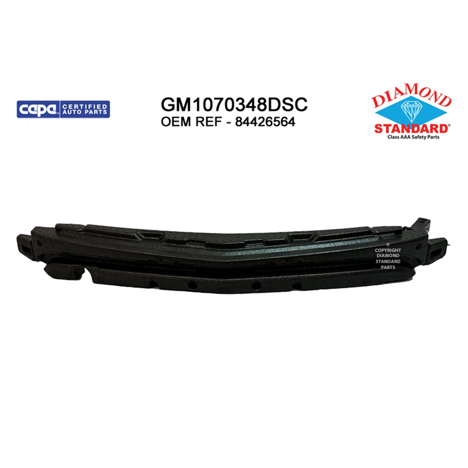 Bumper Impact Absorber Front CAPA for Chevrolet Traverse Traverse Limited