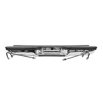 Bumper Assembly Rear Includes Pads/Brackets/Hardware/License Lamp Chrome CAPA for Chevrolet Blazer C1500 Suburban C2500 Suburban K1500 Suburban K2500 Suburban Tahoe GMC C1500 Suburban C2500 Suburban K1500 Suburban K2500 Suburban Yukon
