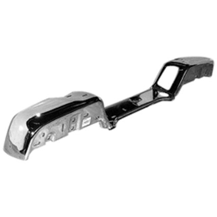 Bumper Face Bar Rear Step Type First Design w/o Towing Chrome for Chevrolet Colorado GMC Canyon