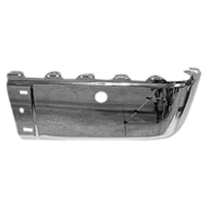 Bumper Extension Rear Right Outer w/Rear Object Sensor Chrome for Chevrolet Silverado 1500 Silverado 2500 HD Silverado 3500 HD GMC Sierra 1500 Sierra 2500 HD Sierra 3500 HD