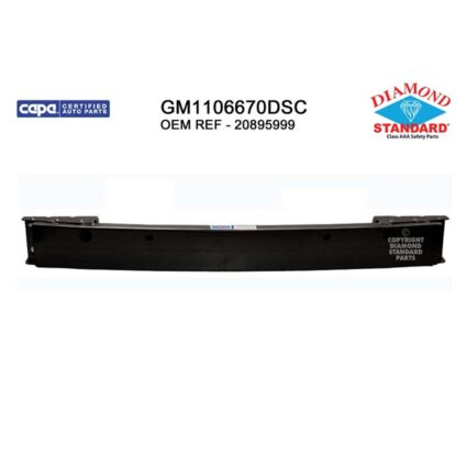 Bumper Cover Reinforcement Rear CAPA for Chevrolet Malibu Saturn Aura