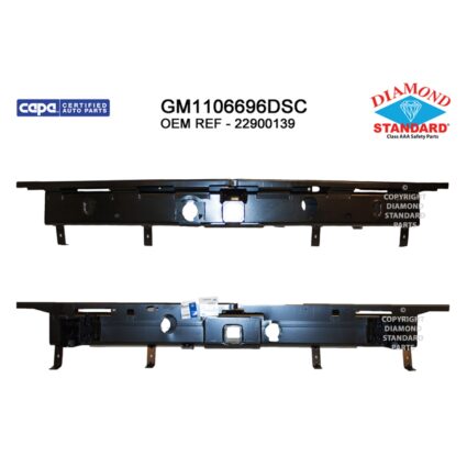 Bumper Cover Reinforcement Rear w/Power Park Brake RPO-J71 CAPA for Cadillac Escalade Escalade ESV GMC Yukon Yukon XL