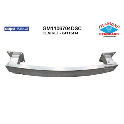 Bumper Cover Reinforcement Rear CAPA for Chevrolet Malibu 2016–2023