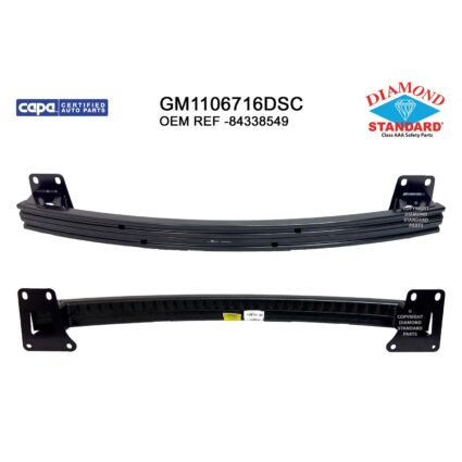 Bumper Cover Reinforcement Rear w/o Trailer Hitch w/o Tow Hook Tie Down CAPA for Buick Enclave Chevrolet Traverse Traverse Limited