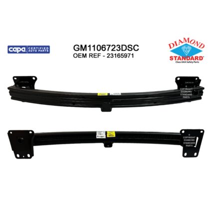 Bumper Cover Reinforcement Rear w/o Trailer Hitch w/Tow Hook Tie Down CAPA for Chevrolet Traverse Traverse Limited