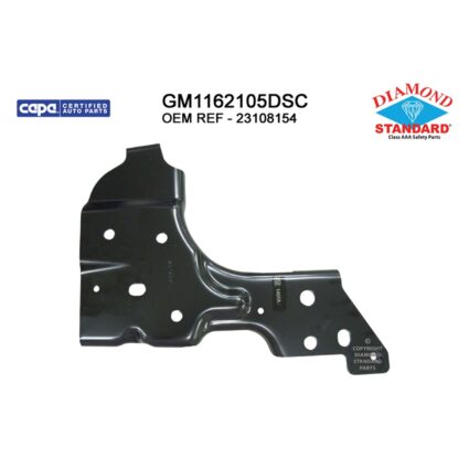 Bumper Support Rear Left Mounting Bracket CAPA for Chevrolet Silverado 1500 Silverado 1500 LD