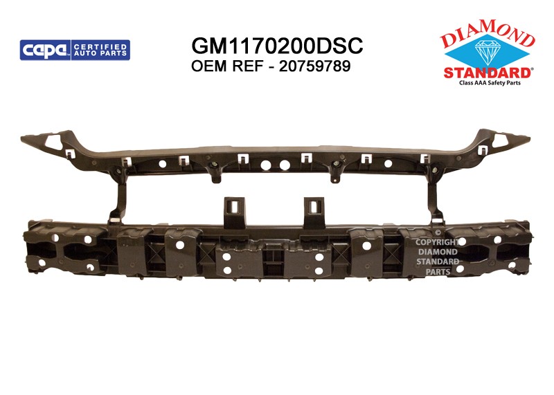 Bumper Impact Absorber Rear CAPA for Chevrolet Impala Impala Limited