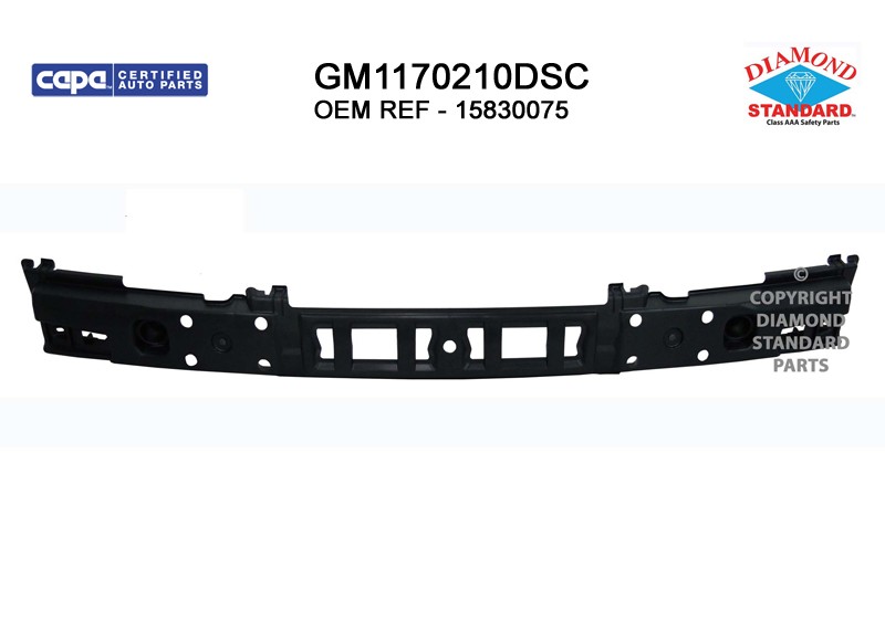 Bumper Impact Absorber Rear CAPA for GMC Acadia 2007–2012