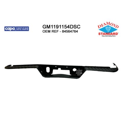 Bumper Step Pad Rear Single Rear Wheels Center Pad CAPA for Chevrolet Silverado 1500 Silverado 1500 LTD Silverado 2500 HD Silverado 3500 HD GMC Sierra 1500 Sierra 1500 Limited Sierra 2500 HD Sierra 3500 HD