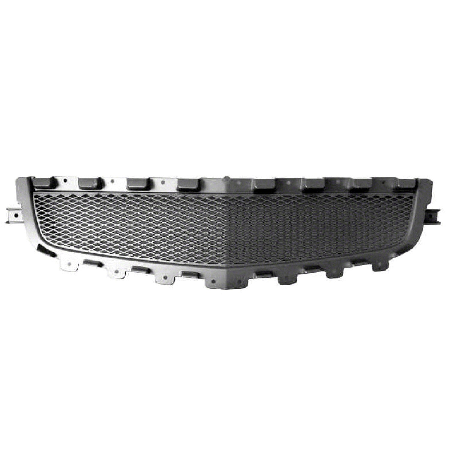 Grille Assembly Center Silver CAPA for Chevrolet Malibu 2008–2012