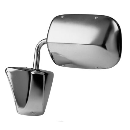 Door Mirror Assembly Left Fits Left or Right Below Eyeline Stainless for Chevrolet G10 G20 G30 GMC G1500 G2500 G3500