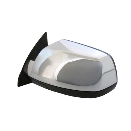 Door Mirror Assembly Left Power Heated 2nd Design w/Convex Insert Chrome for Chevrolet Equinox GMC Terrain