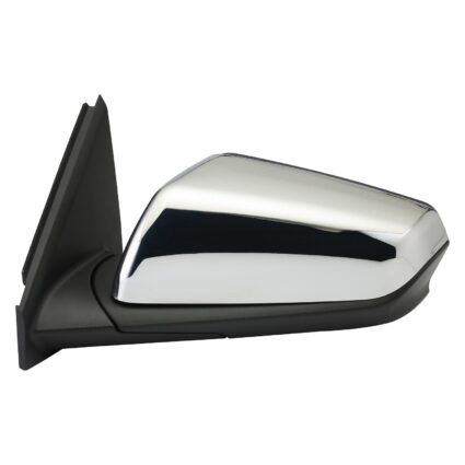 Door Mirror Left w/o Turn Signal Chrome for Chevrolet Equinox GMC Terrain
