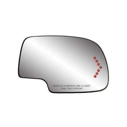 Door Mirror Glass Right Heated w/Signal Lamps w/Light Sensitive for Cadillac Escalade Escalade EXT Chevrolet Avalanche 1500 Avalanche 2500 Silverado 1500 Silverado 1500 Classic Suburban 1500 Suburban 2500 Tahoe GMC Sierra 1500 Sierra 1500 Classic Yukon Yukon XL 1500