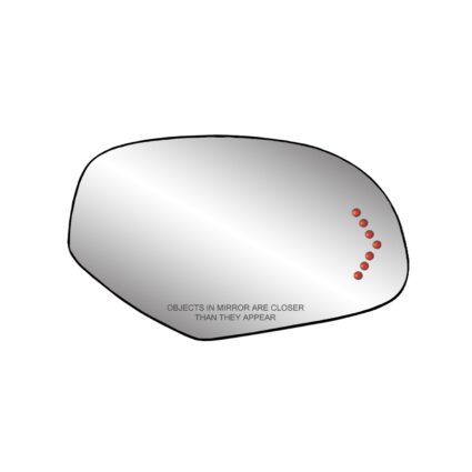 Door Mirror Glass Right Power Folding Mirror w/Courtesy Lamp Power Heated Convex for Cadillac Escalade Escalade ESV Chevrolet Silverado 2500 HD Suburban 1500 Suburban 2500 Tahoe GMC Sierra 2500 HD Sierra 3500 HD Yukon Yukon XL 1500