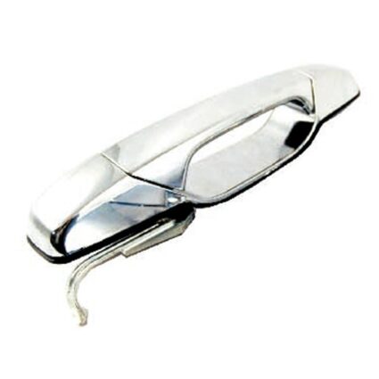 Exterior Door Handle Rear Left Chrome Plastic for Cadillac Escalade Chevrolet Avalanche Silverado 1500 Silverado 2500 HD Silverado 3500 HD Tahoe GMC Sierra 1500 Sierra 2500 HD Sierra 3500 HD Yukon Yukon XL 1500