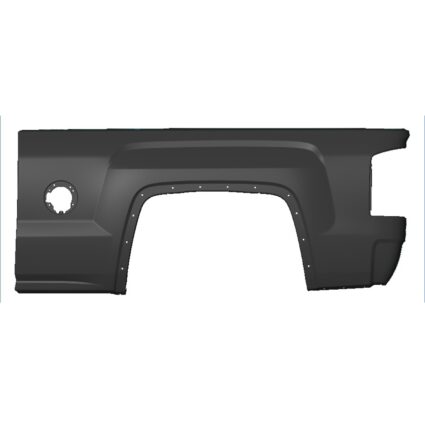 Truck Bed Panel Left Single Rear Wheels Standard Bed Outer Panel Assembly for GMC Sierra 1500 Sierra 1500 Limited Sierra 2500 HD Sierra 3500 HD