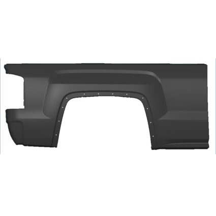 Truck Bed Panel Right Single Rear Wheels Standard Bed Outer Panel Assembly CAPA for GMC Sierra 1500 Sierra 1500 Limited Sierra 2500 HD Sierra 3500 HD