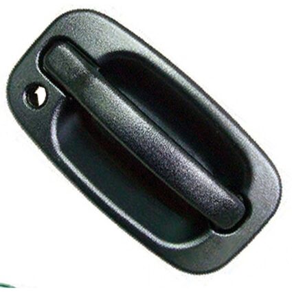 Exterior Door Handle Rear Outer w/o Denali Flat Black for Cadillac Escalade Chevrolet Suburban 1500 Suburban 2500 Tahoe GMC Yukon Yukon XL 1500