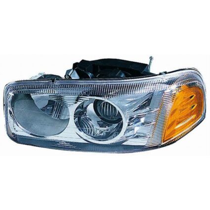 Headlight Assembly Composite Left CAPA for GMC Sierra 1500 Sierra 1500 Classic Yukon Yukon XL 1500