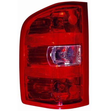 Tail Light Assembly Left W/T/SLE/SLT Dual Rear Wheels 1st Design Single Rear Wheels for Chevrolet Silverado 1500 Silverado 2500 HD Silverado 3500 HD GMC Sierra 1500 Sierra 2500 HD Sierra 3500 HD