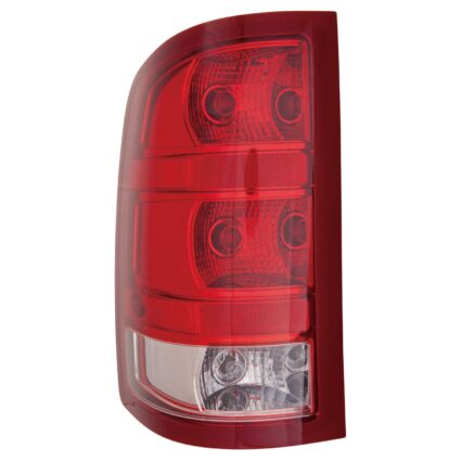 Tail Light Assembly Left Single Rear Wheels 2nd Design CAPA for GMC Sierra 1500 Sierra 2500 HD Sierra 3500 HD
