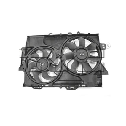 Engine Cooling Fan Assembly 2nd Design Motor/Blade/Shroud Dual Fan Assembly for Chevrolet Equinox Pontiac Torrent