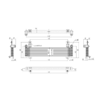Automatic Transmission Oil Cooler Assembly for Chevrolet Silverado 2500 HD GMC Sierra 2500 HD Sierra 3500 HD
