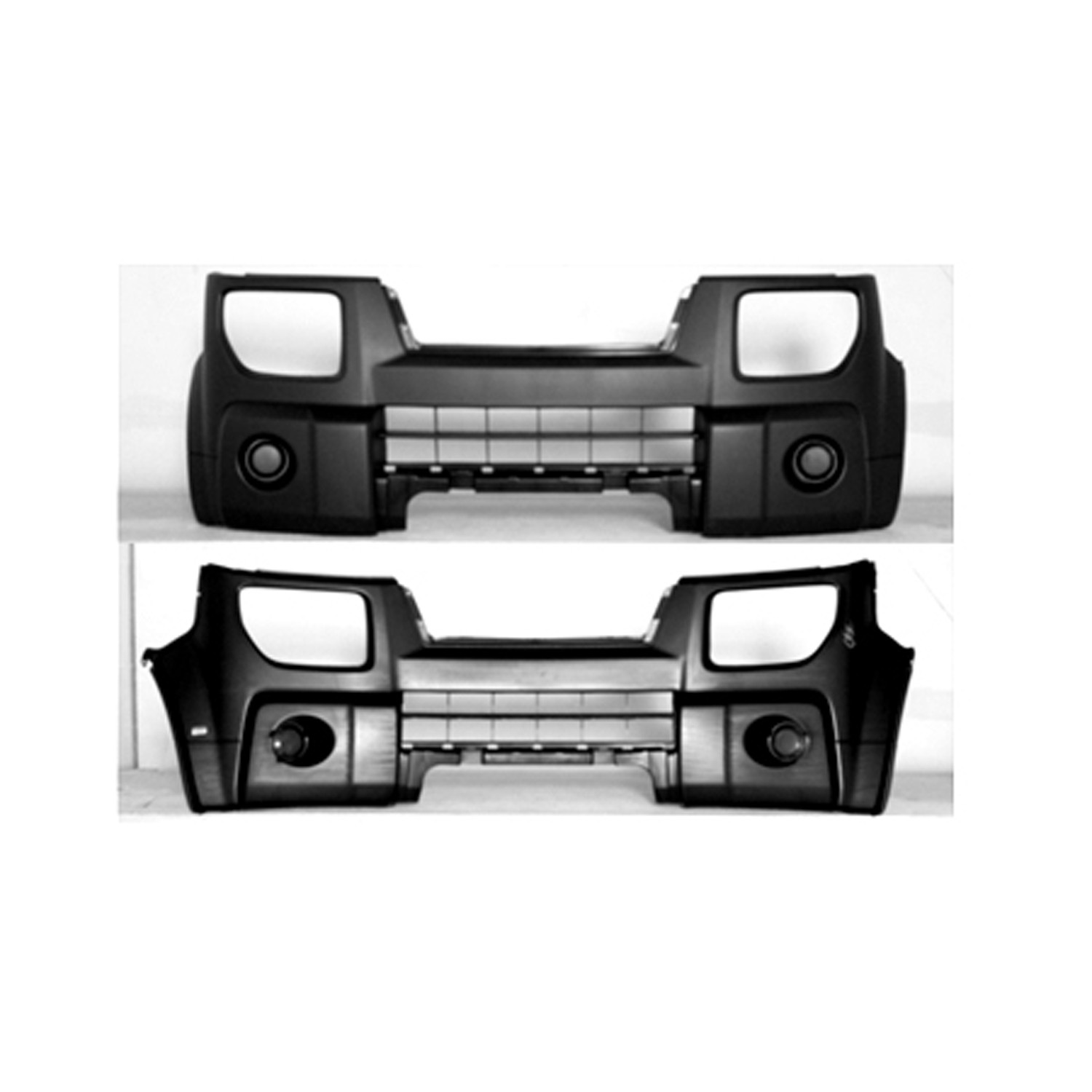 Bumper Cover Front Gray for Honda Element EX 2003–2005