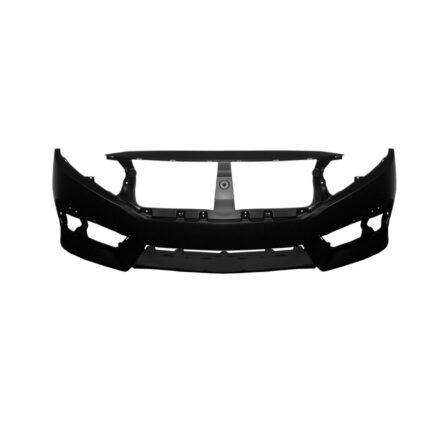 Bumper Cover Front Primed for Honda Civic Sedan Coupe Hatchback 2016–2018