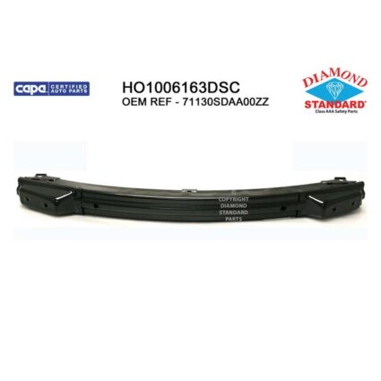 Bumper Cover Reinforcement Front Steel USA/Mexico Built CAPA for Honda Accord Coupe Sedan 2003–2007