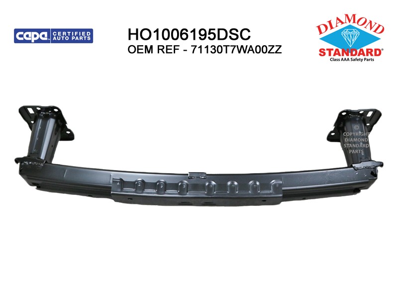 Bumper Cover Reinforcement Front CAPA for Honda HR-V 2016–2022