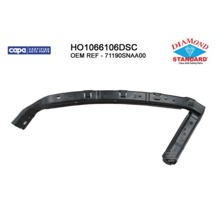 Bumper Bracket Front Left Upper CAPA for Honda Civic Hybrid Hybrid-L 2006–2011