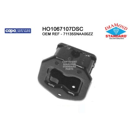 Bumper Bracket Front Right CAPA for Honda Civic Hybrid Hybrid-L 2006–2011