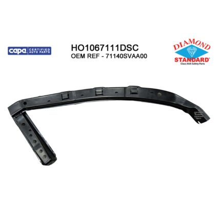 Bumper Bracket Front Right Upper Cover Bracket CAPA for Honda Civic Coupe 2006–2011