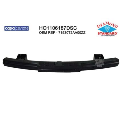Bumper Cover Reinforcement Rear CAPA for Honda Accord Sedan 2013–2017