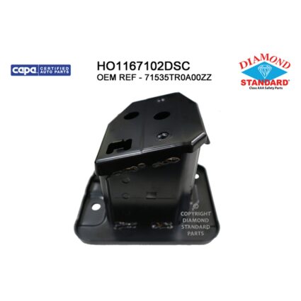 Bumper Bracket Rear Right CAPA for Honda Civic Sedan Coupe 2012–2015