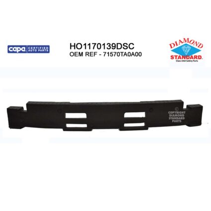 Bumper Impact Absorber Rear CAPA for Honda Accord Sedan 2008–2012