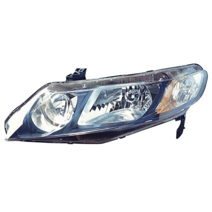Headlight Assembly Composite Left CAPA for Honda Civic Hybrid Hybrid-L 2006–2011