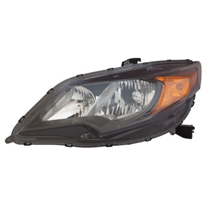 Headlight Assembly Composite Left CAPA for Honda Civic Coupe 2014–2015