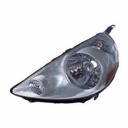 Headlight Lens Housing Left Tafetta White Code NH578 CAPA for Honda Fit 2007