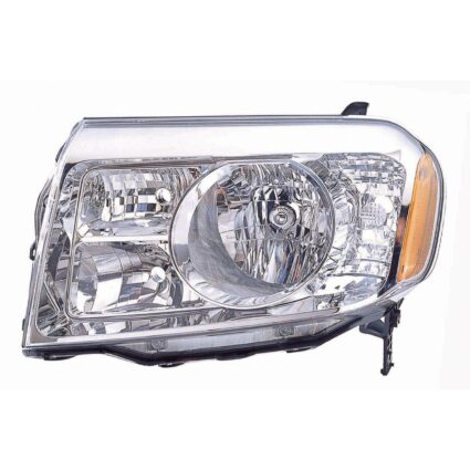 Headlight Lens Housing Left CAPA for Honda Pilot 2009–2011